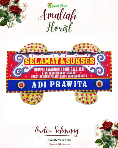 Papan Bunga Ucapan Selamat Pasirtenjo